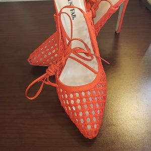 CROCHET ANKLE STRAP PUMPS!!